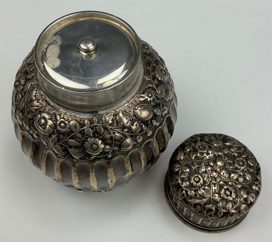 Image for Tiffany Sterling Silver Tea Caddy