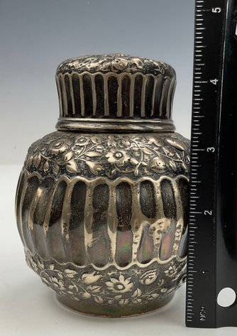 Image for Tiffany Sterling Silver Tea Caddy