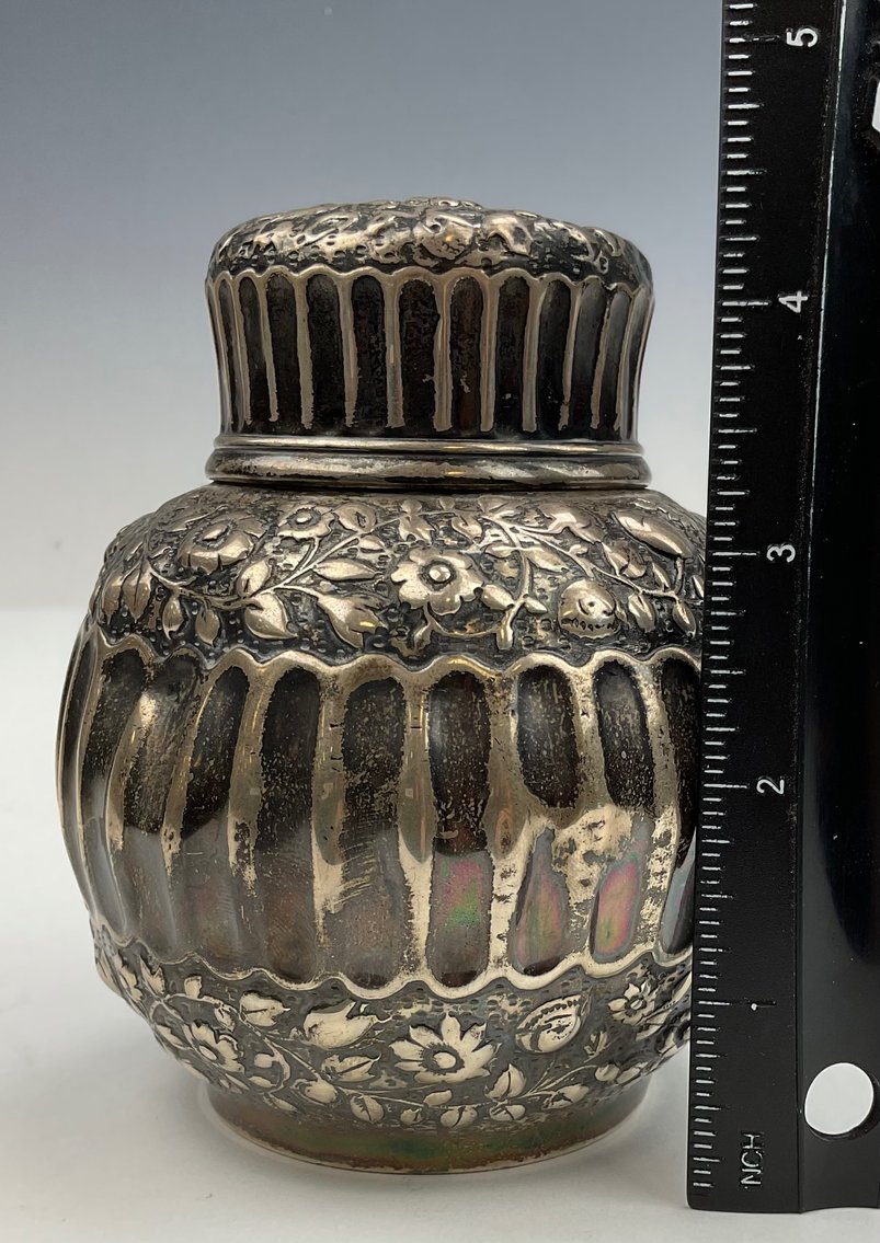 Image for Tiffany Sterling Silver Tea Caddy