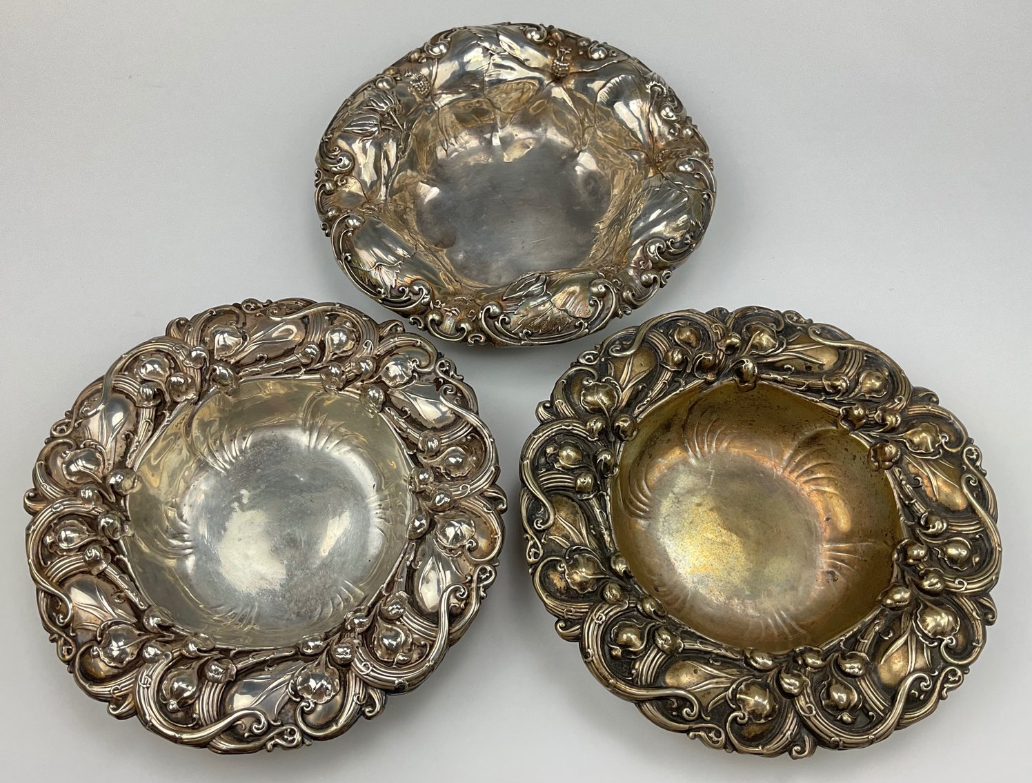 Image for Whiting Sterling Silver Bonbon Dishes