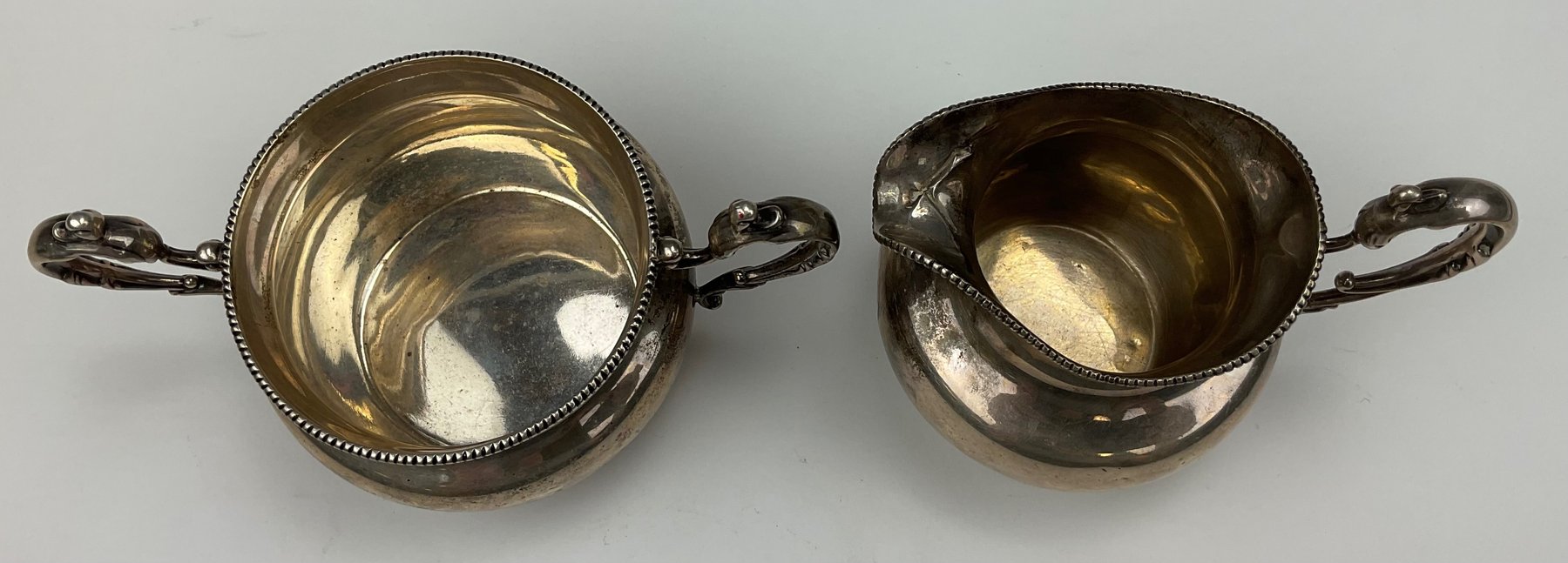 Image for Frank W. Smith Sterling Silver Creamer and Sugar