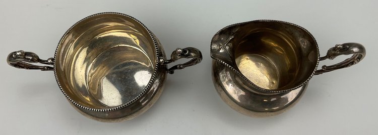 Image for Frank W. Smith Sterling Silver Creamer and Sugar