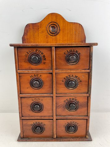 Image for Antique Spice Cabinet