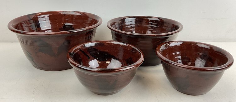 Image for Redware Mixing Bowls