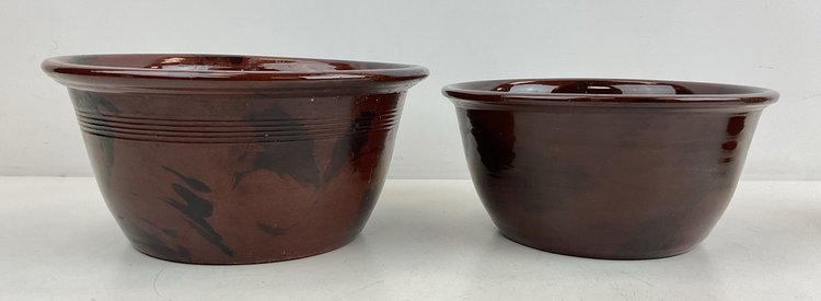 Image for Redware Mixing Bowls