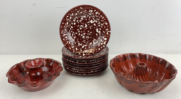 Image for Spongeware & Redware Pottery