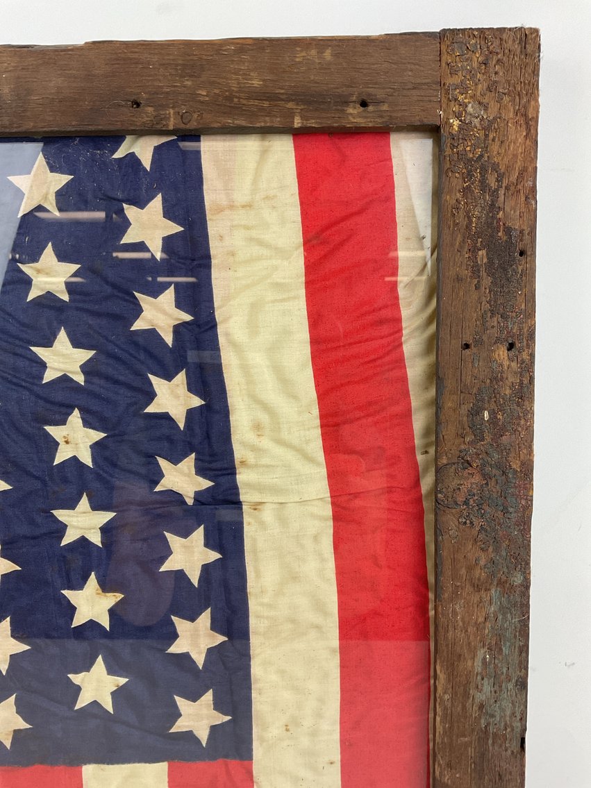 Image for Framed 48-Star American Flag