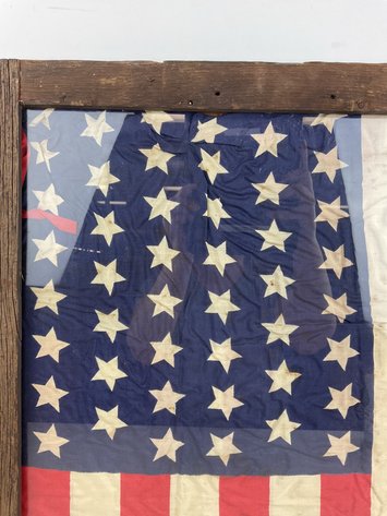 Image for Framed 48-Star American Flag