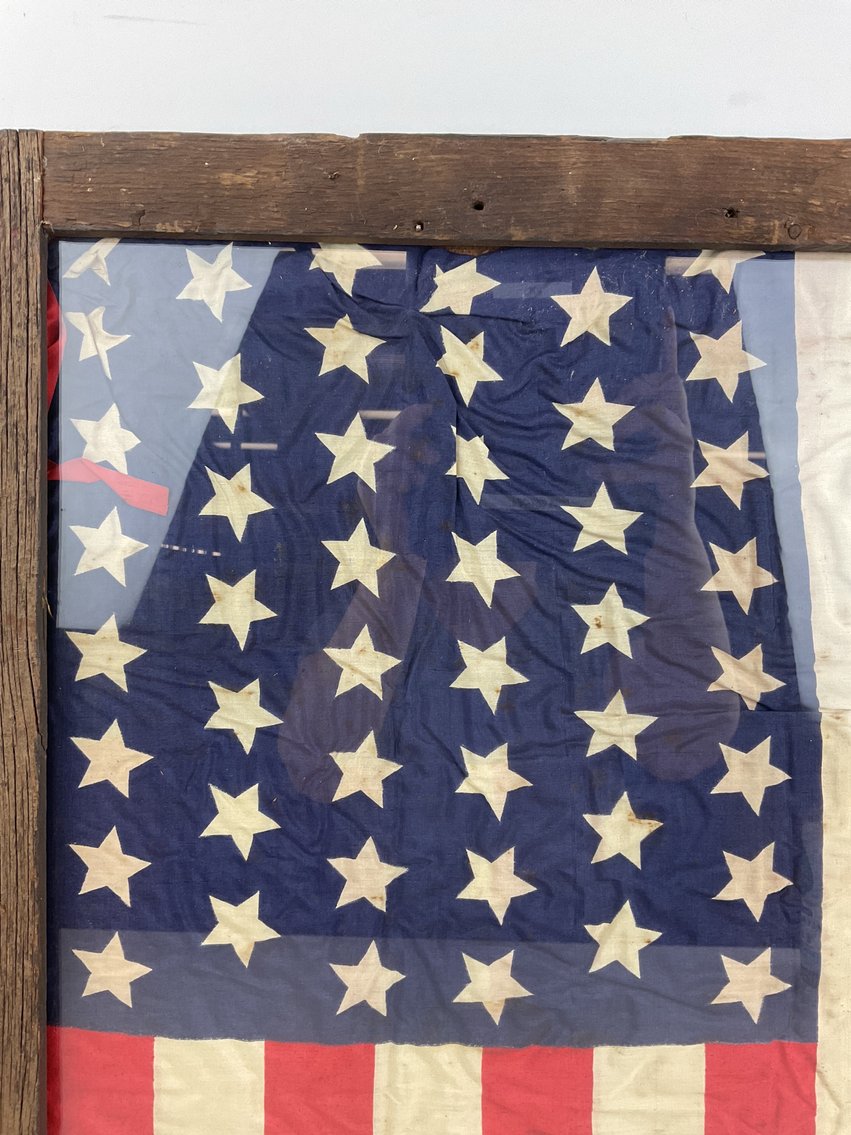 Image for Framed 48-Star American Flag