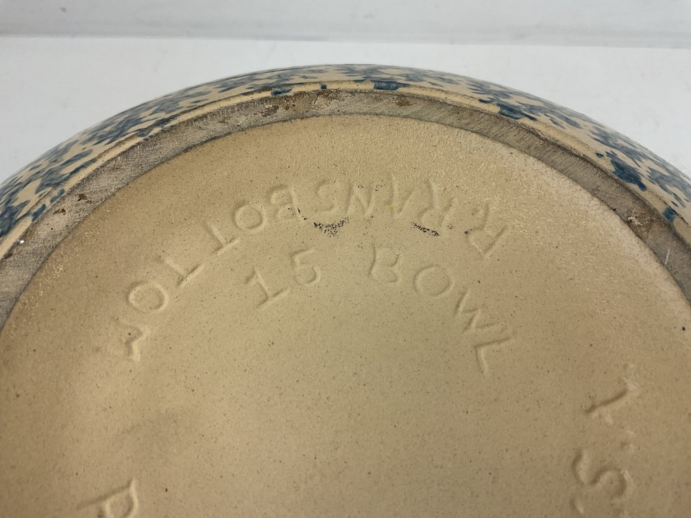 Image for Roseville Spongeware Bowl