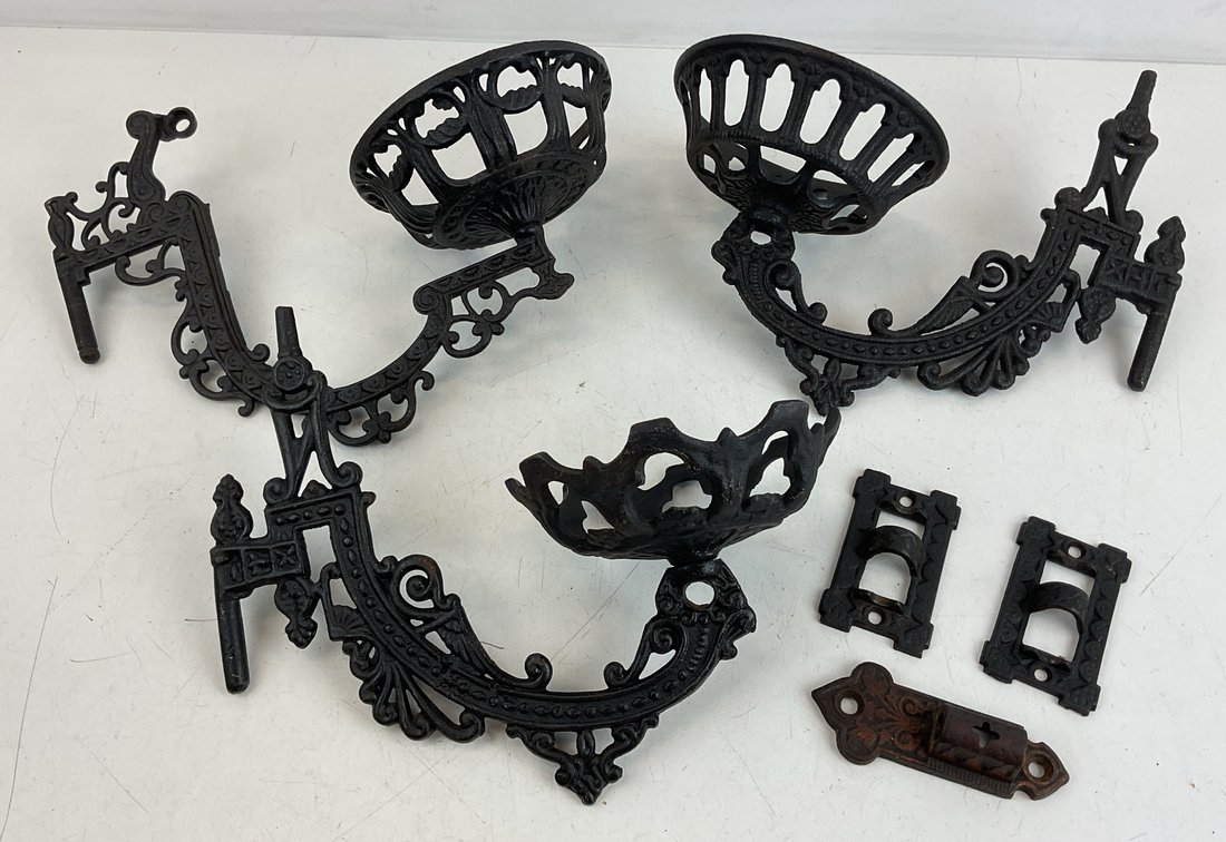 Image for Cast Iron Sconces and Door Lock
