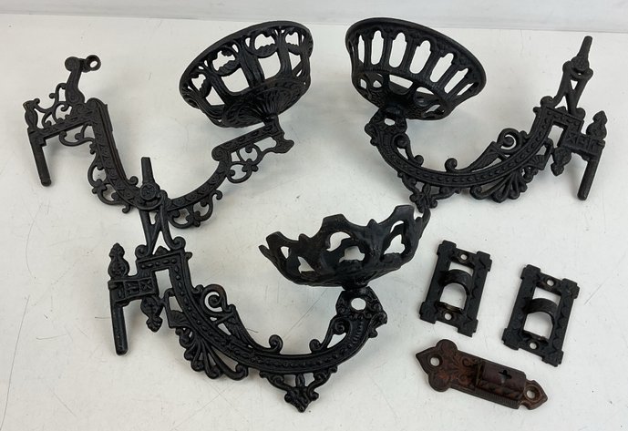 Image for Cast Iron Sconces and Door Lock
