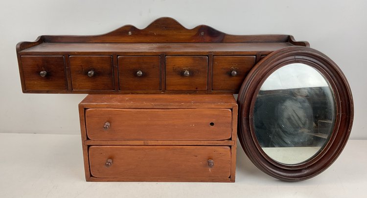 Image for Spice Box, Wall Mirror & Handmade Box