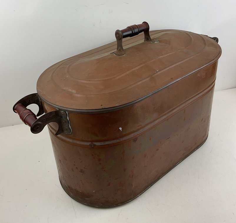 Image for Antique Copper Wash Boiler