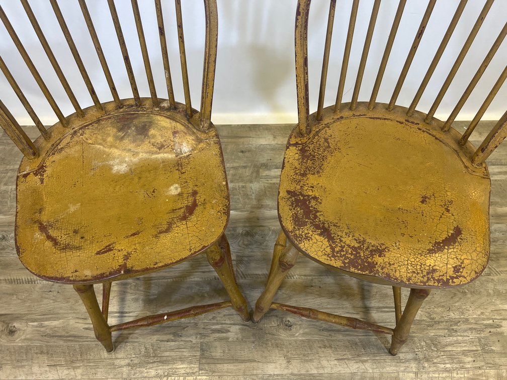 Image for Windsor-Style Bow-Back Bar Stools