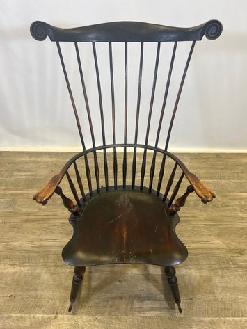 Image for New Harmony Woodworks Comb-Back Windsor Rocking Chair