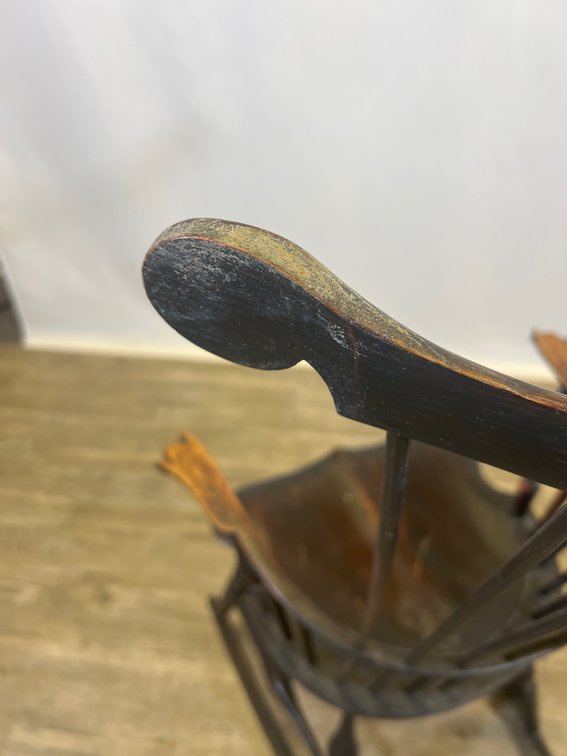 Image for New Harmony Woodworks Comb-Back Windsor Rocking Chair