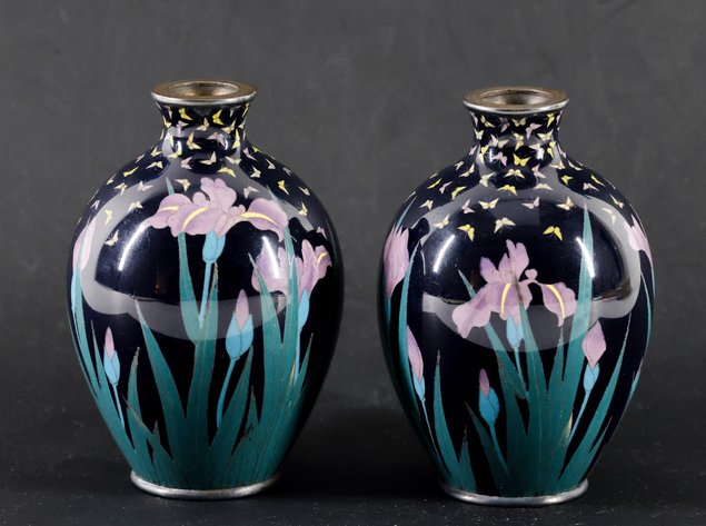 Image for Japanese Cloisonne Vases