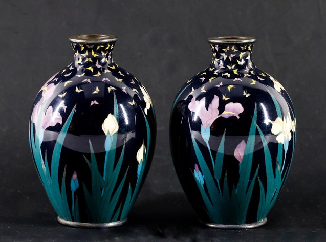Image for Japanese Cloisonne Vases