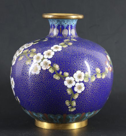 Image for Lao Tian Li Chinese Cloisonne Vase