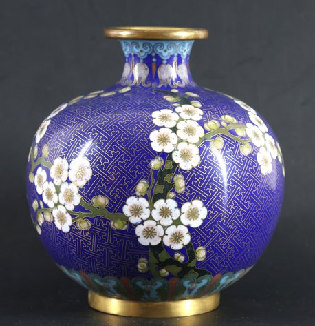 Image for Lao Tian Li Chinese Cloisonne Vase