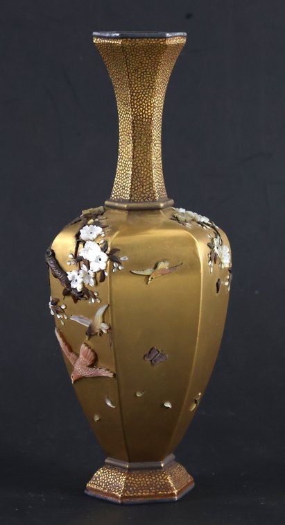 Image for Ryumin Japanese Shibayama Lacquer Vase