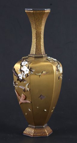 Image for Ryumin Japanese Shibayama Lacquer Vase