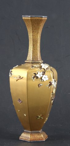 Image for Ryumin Japanese Shibayama Lacquer Vase