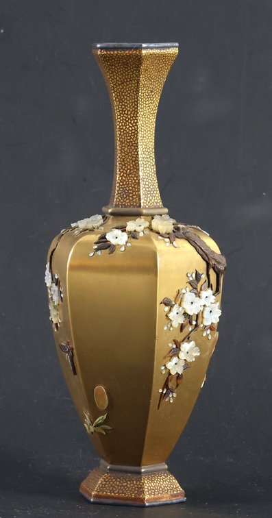 Image for Ryumin Japanese Shibayama Lacquer Vase