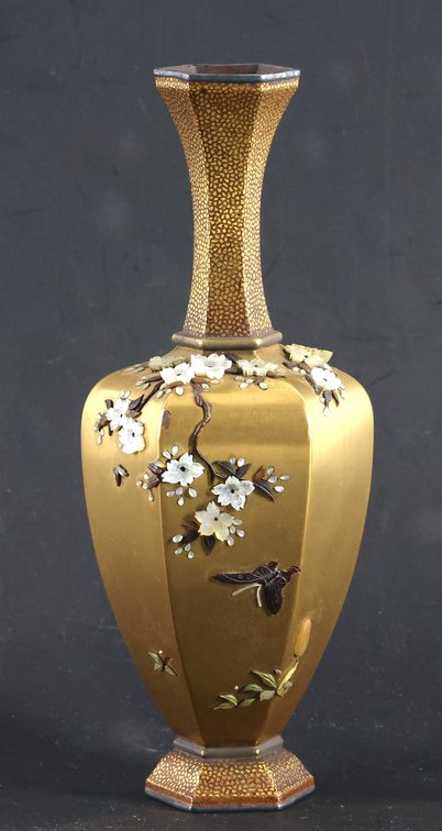 Image for Ryumin Japanese Shibayama Lacquer Vase