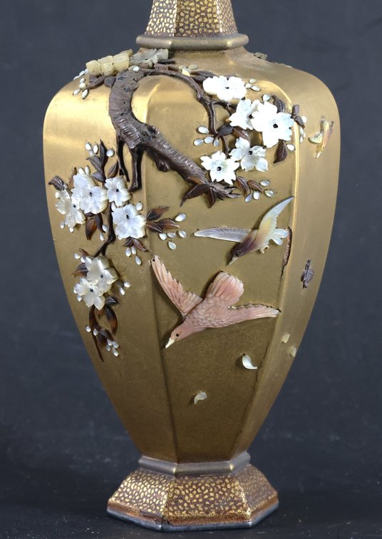 Image for Ryumin Japanese Shibayama Lacquer Vase