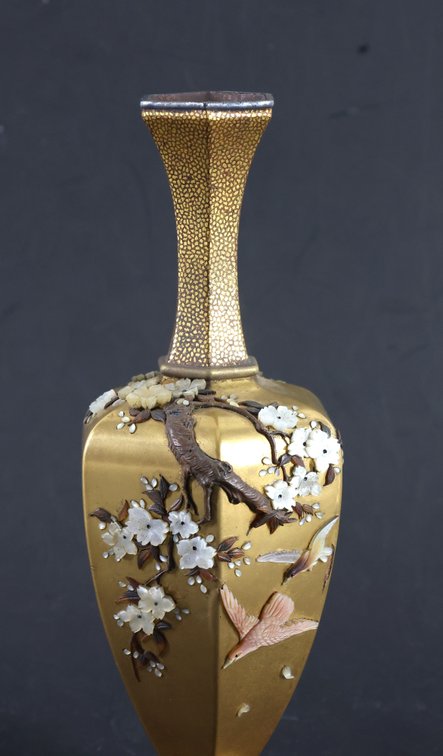 Image for Ryumin Japanese Shibayama Lacquer Vase