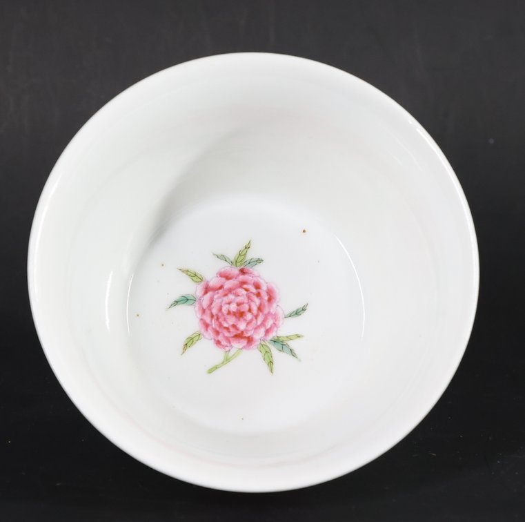 Image for Chinese Porcelain Month Cup and Crackle Glaze Brush Washer