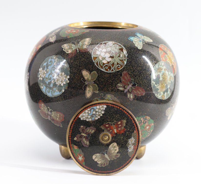 Image for Japanese Cloisonne Jar