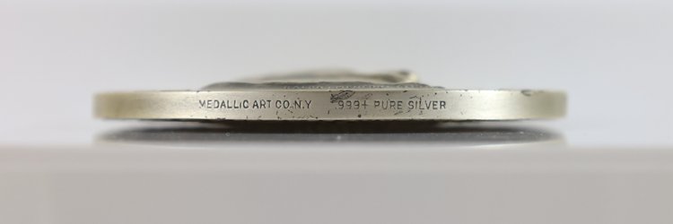 Image for Medallic Art Co. Fine Silver Nixon Inaugural Medal