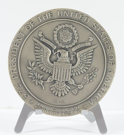 Image for Medallic Art Co. Fine Silver Nixon Inaugural Medal