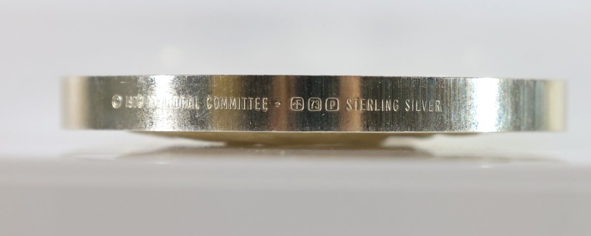 Image for Franklin Mint Sterling Silver Nixon Inaugural Medal