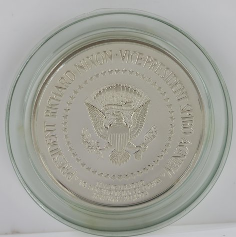Image for Franklin Mint Sterling Silver Nixon Inaugural Medal