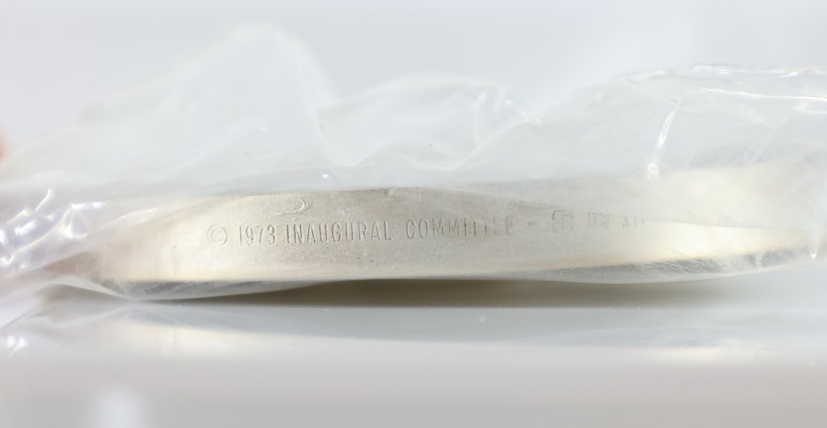 Image for Franklin Mint Sterling Silver Nixon Inaugural Medal