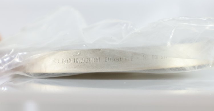 Image for Franklin Mint Sterling Silver Nixon Inaugural Medal