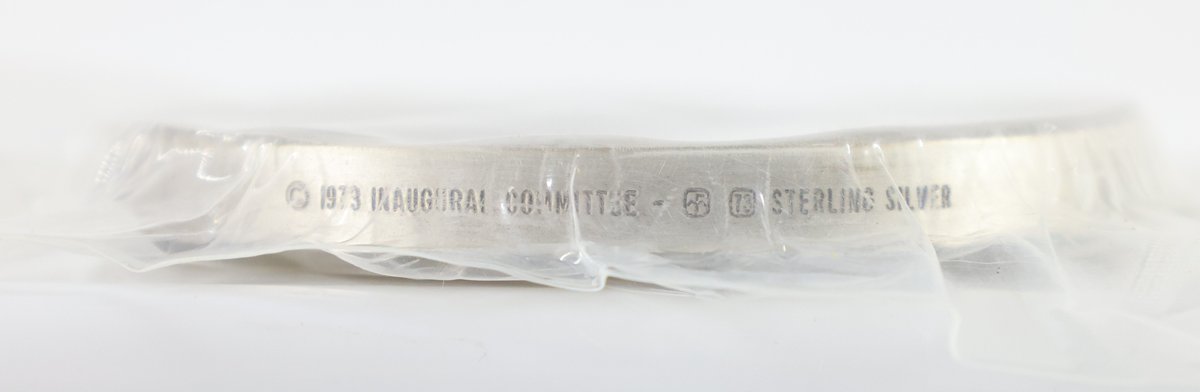 Image for Franklin Mint Sterling Silver Nixon Inaugural Medal
