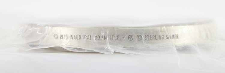 Image for Franklin Mint Sterling Silver Nixon Inaugural Medal