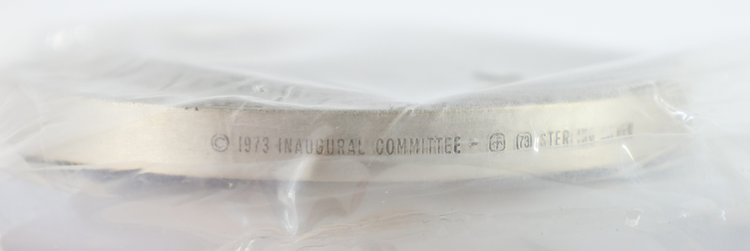 Image for Franklin Mint Sterling Silver Nixon Inaugural Medal