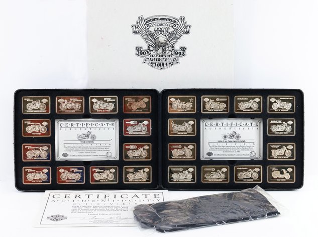 Image for Harley-Davidson 90th Anniversary Fine Silver Ingot Set