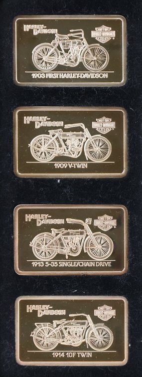 Image for Harley-Davidson 90th Anniversary Fine Silver Ingot Set