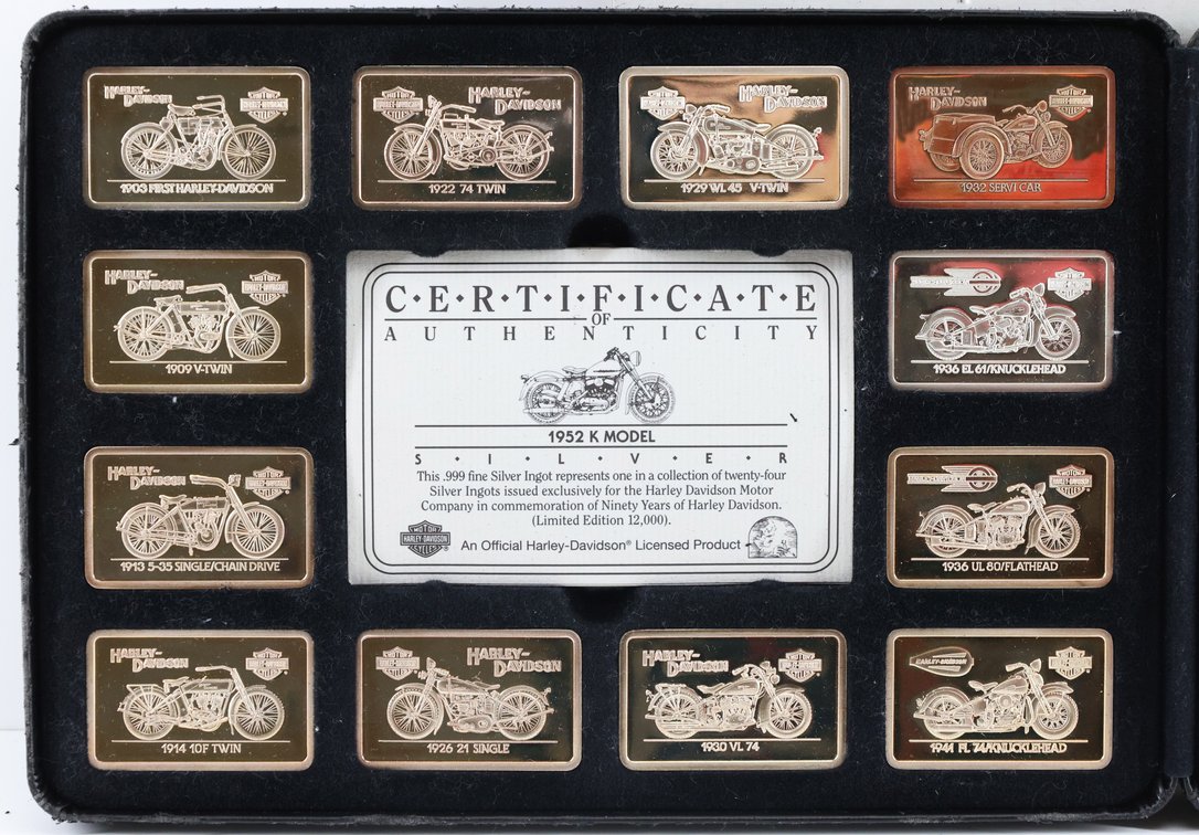 Image for Harley-Davidson 90th Anniversary Fine Silver Ingot Set