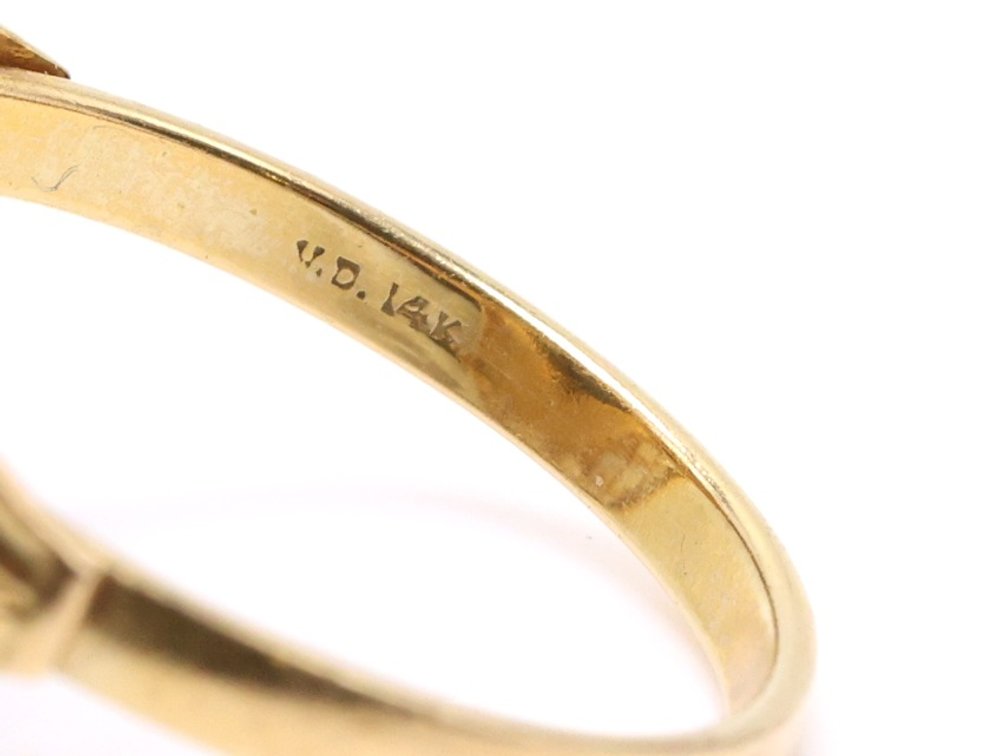Image for 14k YG Wedgwood Jasperware Ring