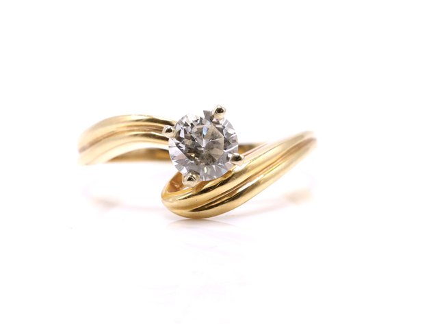 Image for 14k YG Diamond Ring