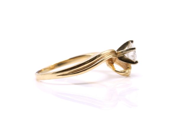 Image for 14k YG Diamond Ring