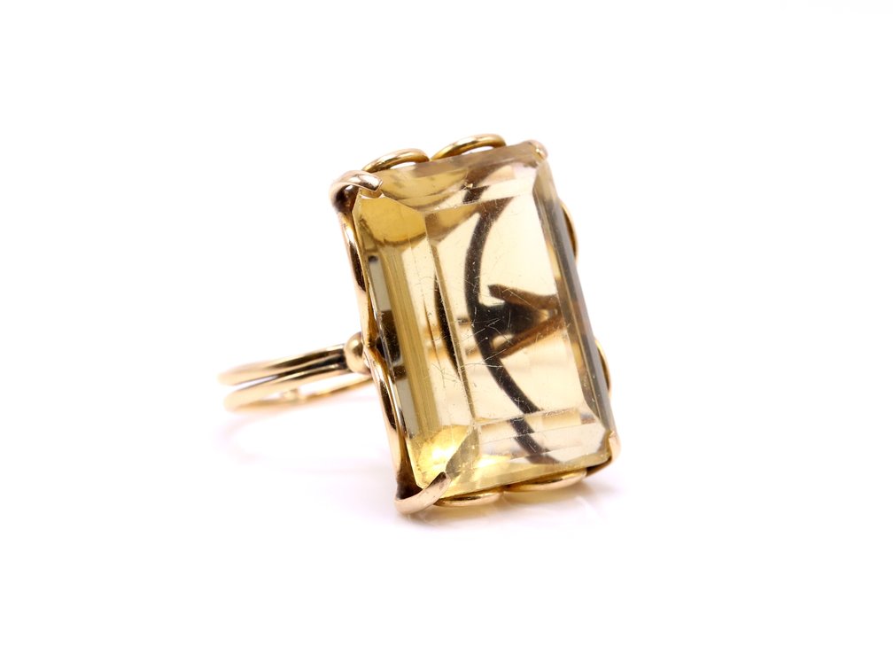 Image for 18k YG Citrine Ring